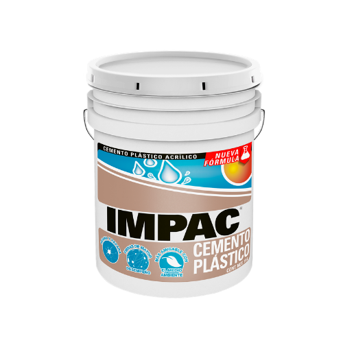IMPAC Cemento Plástico | Cubeta 19 lts
