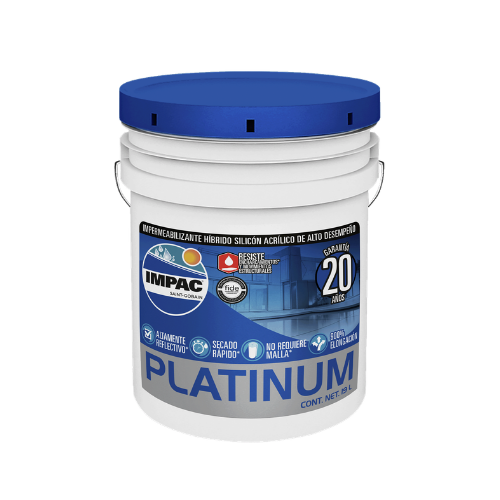 IMPAC Platinum | Impermeabilizante Híbrido Silicón Acrílico 10 Años