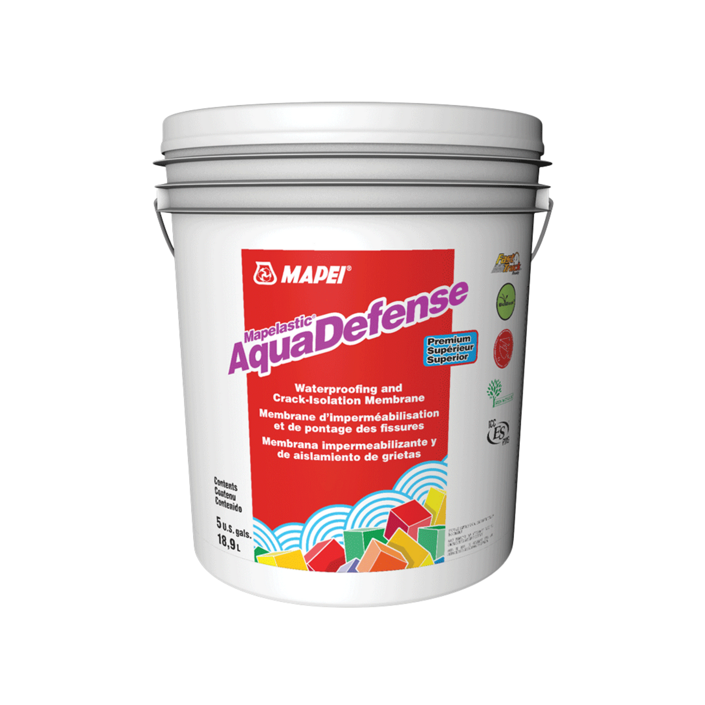 Mapelastic AquaDefense membrana impermeabilizante líquida elástica de secado rápido