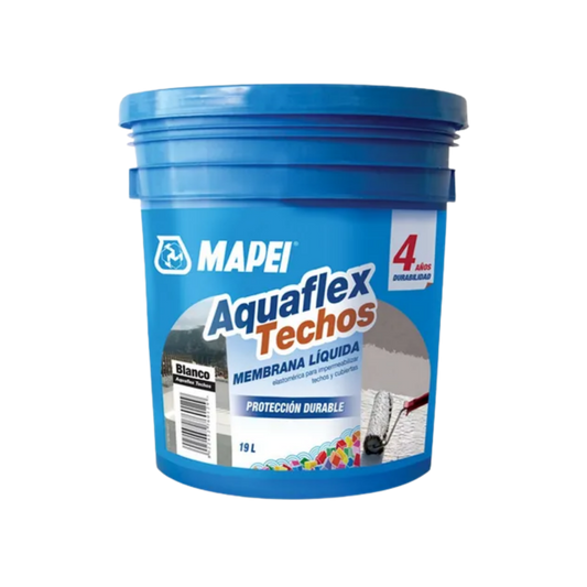 Aquaflex Techos Fibratado 4 Años | Impermeabilizante Acrílico con Fibras