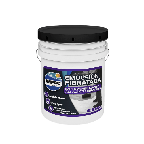 IMPAC Emulsión Asfáltica Fibratada