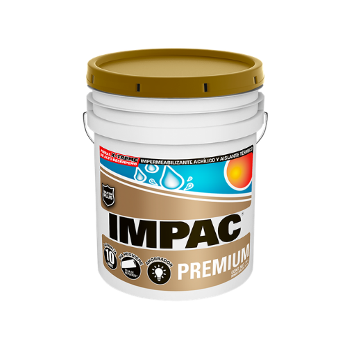 IMPAC Premium Fibratado | Impermeabilizante Acrílico 10 Años