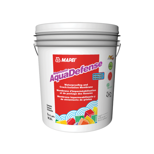 Mapelastic AquaDefense membrana impermeabilizante líquida elástica de secado rápido